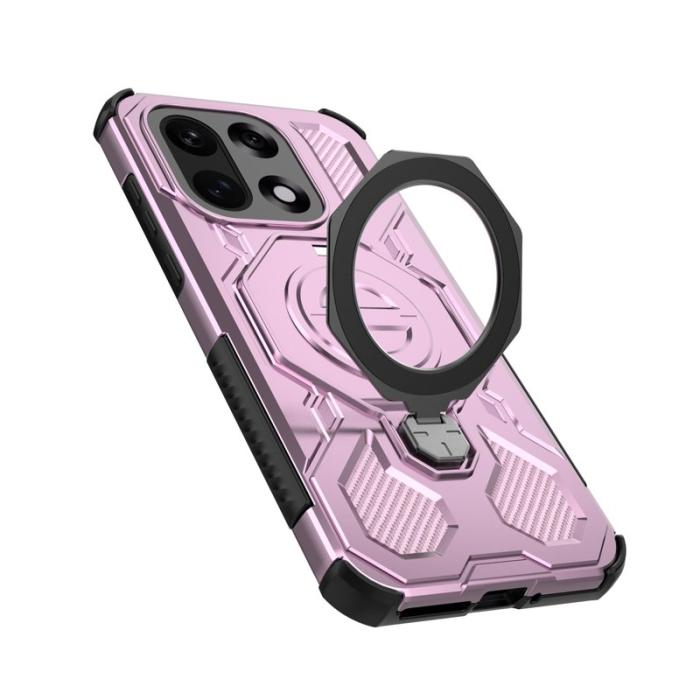 OEM - Mobilskal till OnePlus 15 5G Plast Stötsäker Med Kickstand - Rosa