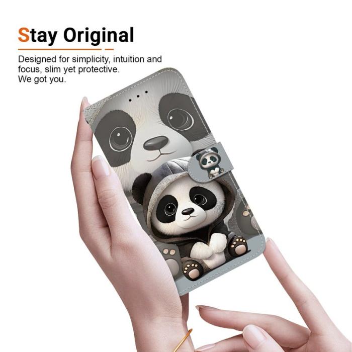 OEM - Samsung Galaxy S26 / S26 Pro Fodral Mönstertryck Konstläder - Panda