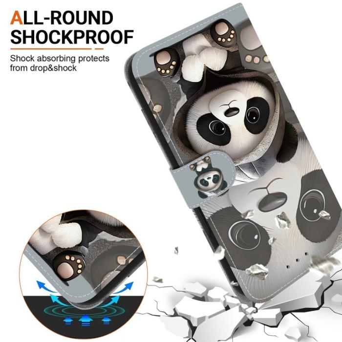 OEM - Samsung Galaxy S26 / S26 Pro Fodral Mönstertryck Konstläder - Panda