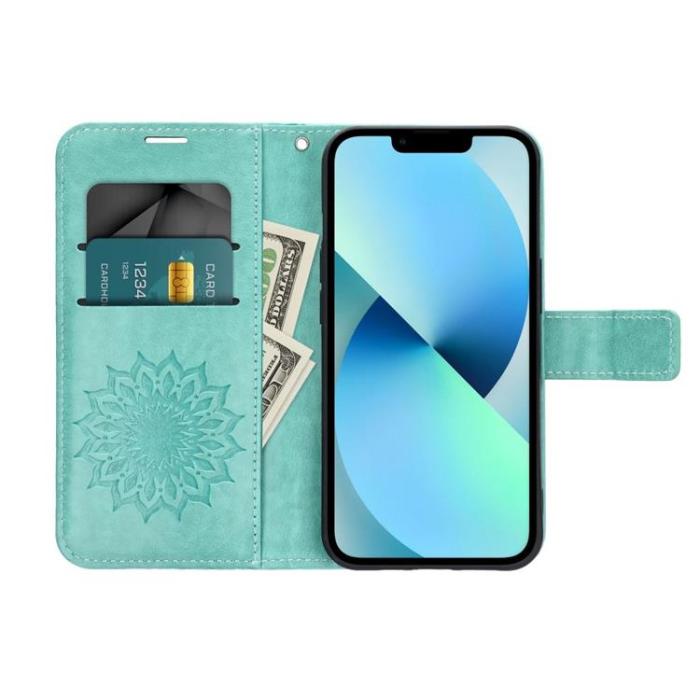 OEM - Xiaomi Redmi Note 13 Pro 5G Plånboksfodral Mezzo - Grön