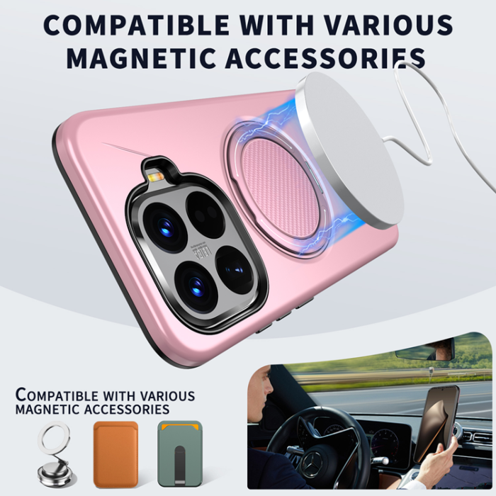 A-One Brand - Xiaomi 15T Pro Mobilskal Magsafe Rotating Kickstand TPU + PC