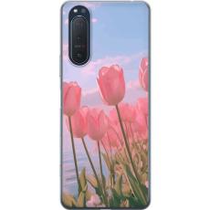 Gustaf - Mobilskal till Sony Xperia 5 II med Rosa Tulpaner