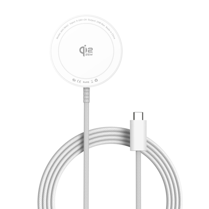 Tech-Protect - Tech-Protect Trådlös Laddare Magsafe Magnetic 25W - Vit
