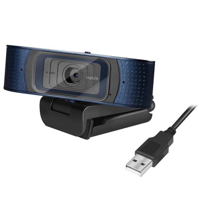 LogiLink - LOGILINK Webbkamera Pro 1080p 80° Autofokus 2x Mic