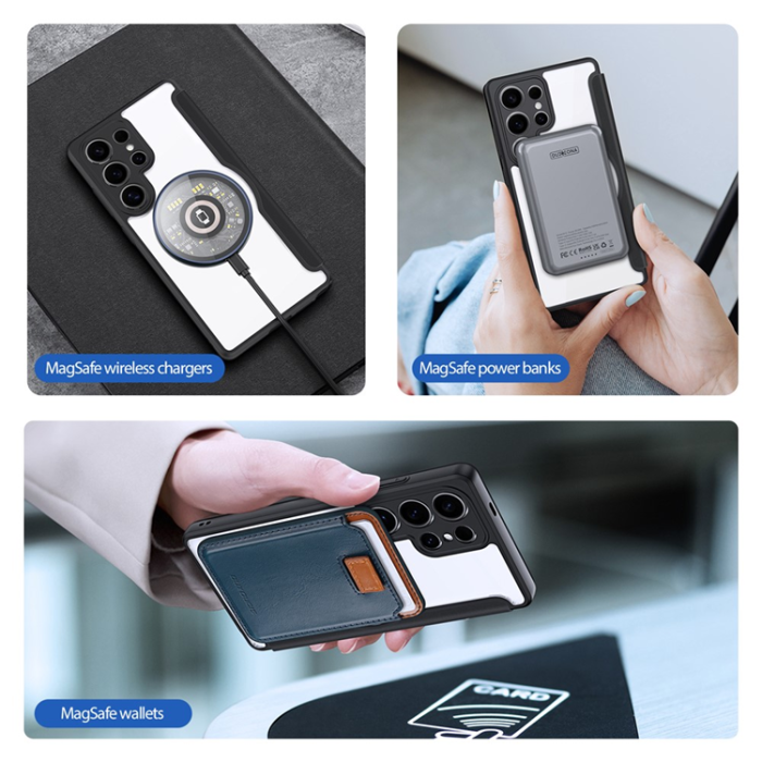 Dux Ducis - Dux Ducis Galaxy S25 Ultra Plånboksfodral MagSafe Skin X Pro