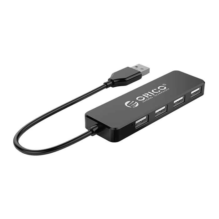 ORICO - Orico USB-A Hubb 4xUSB-A 2.0 FL01 - Svart