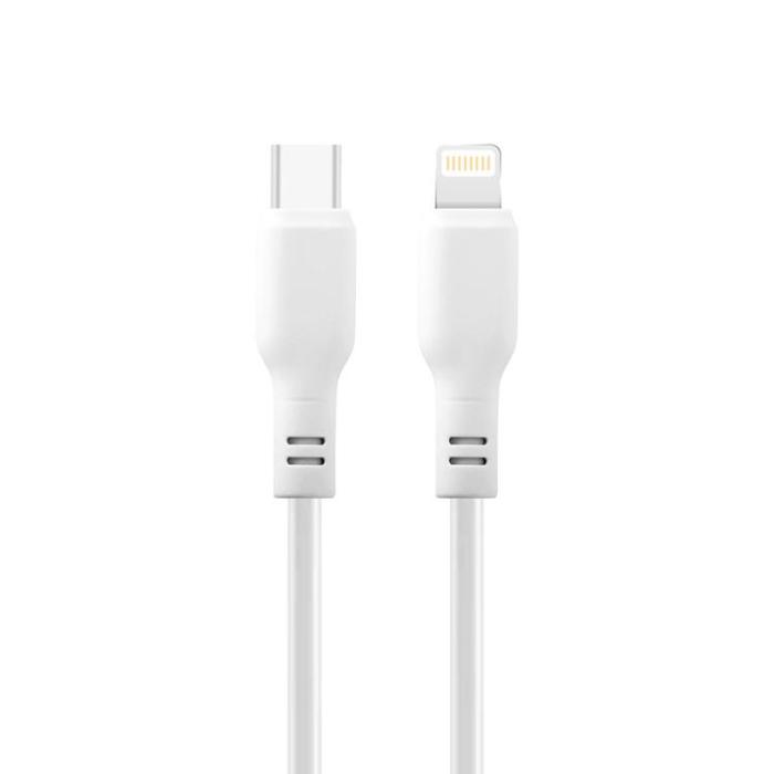 Maxlife - Maxlife MFI USB-C till Lightning kabel 1m 27W MXUC-10 - Vit