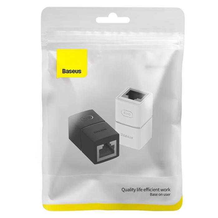 BASEUS - Baseus AirJoy Ethernet RJ45 Kabel kontakt 2 Pcs - Svart