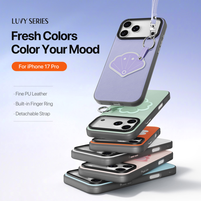 Dux Ducis - DUX DUCIS iPhone 17 Pro Mobilskal med Fingerring/Rem Luvy Series