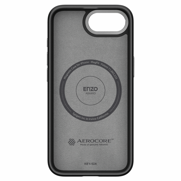 Spigen - Spigen iPhone 16e Mobilskal Magsafe Enzo Aramid - Matt Svart