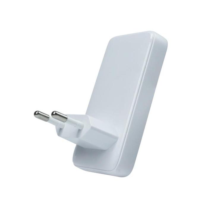 QUALO - QUALO Snabbladdare 45W 1xUSB-A 1xUSB-C GaN Ultra Slim - Vit