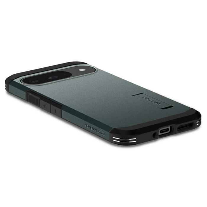 UTGATT - Spigen Google Pixel 9/9 Pro Mobilskal Tough Armor - Abyss Grön