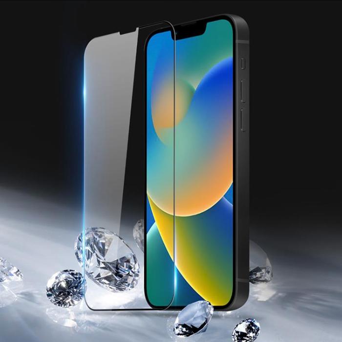 UTGATT1 - Dux Ducis iPhone 14 Skärmskydd i Härdat Glas - Svart