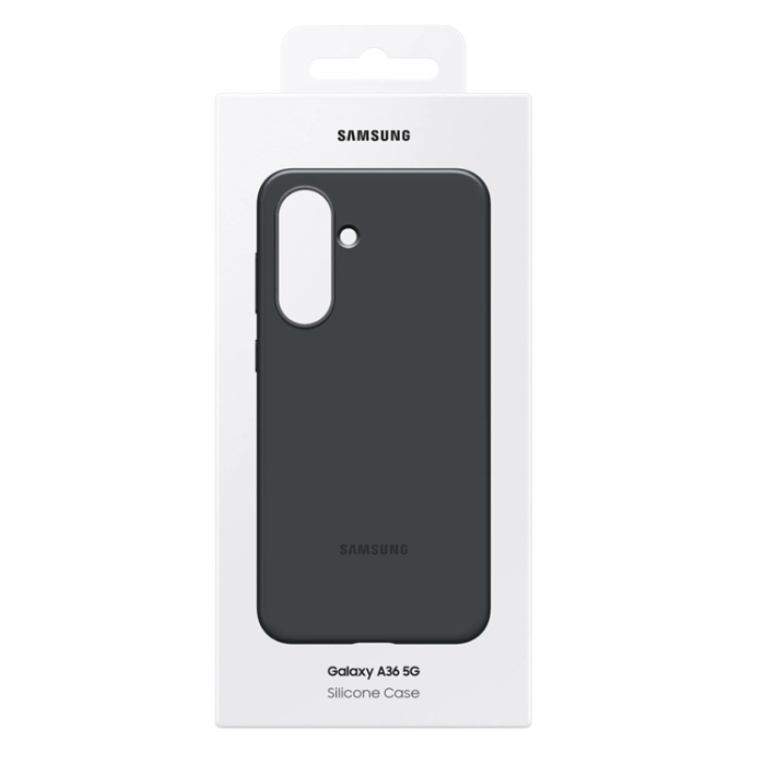 Samsung - Samsung Galaxy A36 5G Mobilskal Rugged Silikon - Svart