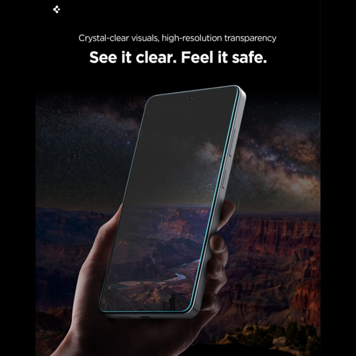 Spigen - [2-Pack] Spigen Skärmskydd Härdat Glas För Galaxy S26 EZ Fit Pro AC Privacy