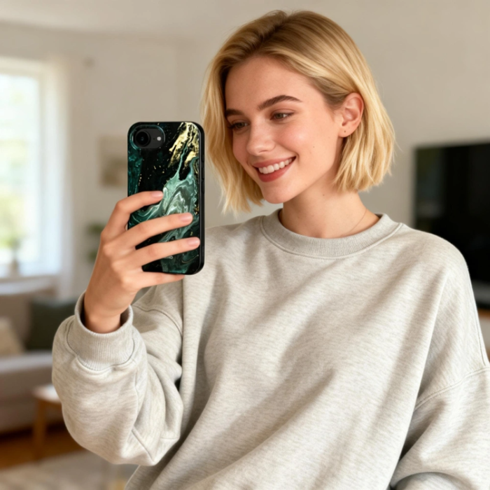 Tech-Protect - Tech-Protect Mobilskal För iPhone 16e/17e Magsafe Lamano - Verde Aura