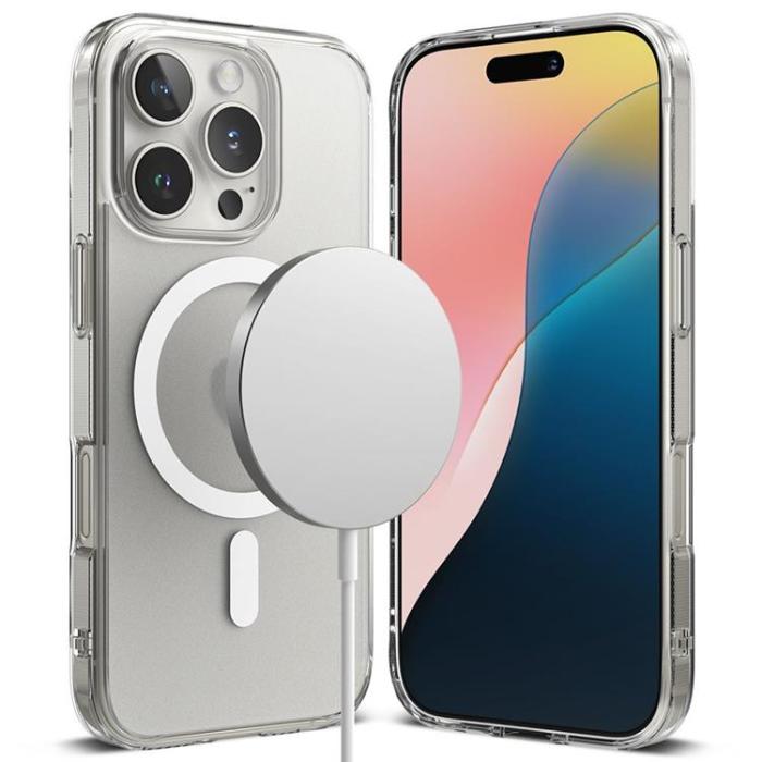 Ringke - Ringke iPhone 16 Pro Mobilskal Magsafe Fusion - Matt Clear