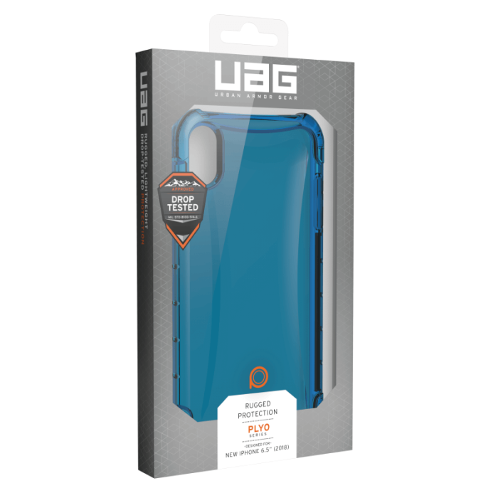 UAG - UAG iPhone XS Max Plyo Cover - Glaciär
