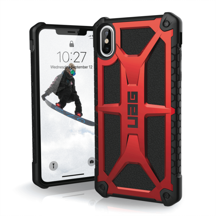 UTGATT4 - UAG iPhone XS Max Monarch Cover - Carbon