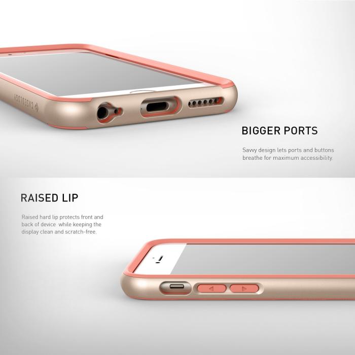 Caseology - Caseology Parallax Series BaksideSkal till Apple iPhone 6 (S) - Rosa