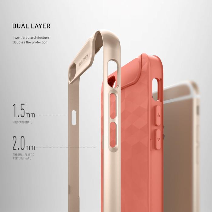 Caseology - Caseology Parallax Series BaksideSkal till Apple iPhone 6 (S) - Rosa
