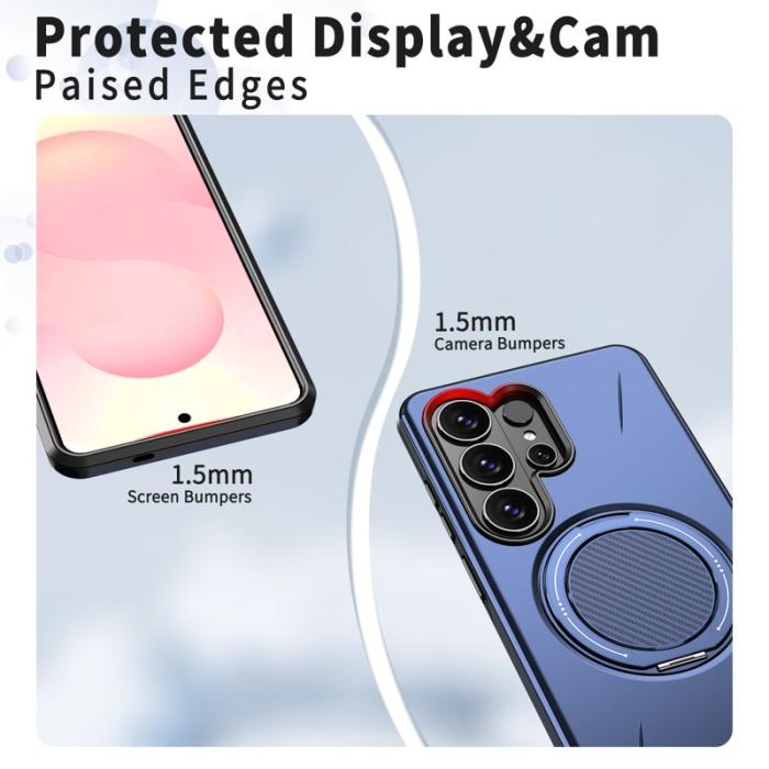 OEM - Mobilskal till Samsung Galaxy S26 Ultra Magnetiskt TPU + PC Bakcover - Blå