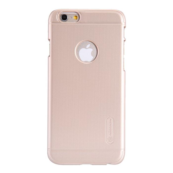 Nillkin - Nillkin Frosted Shield Baksideskal till Apple iPhone 6 / 6S + Skärmskydd -Guld