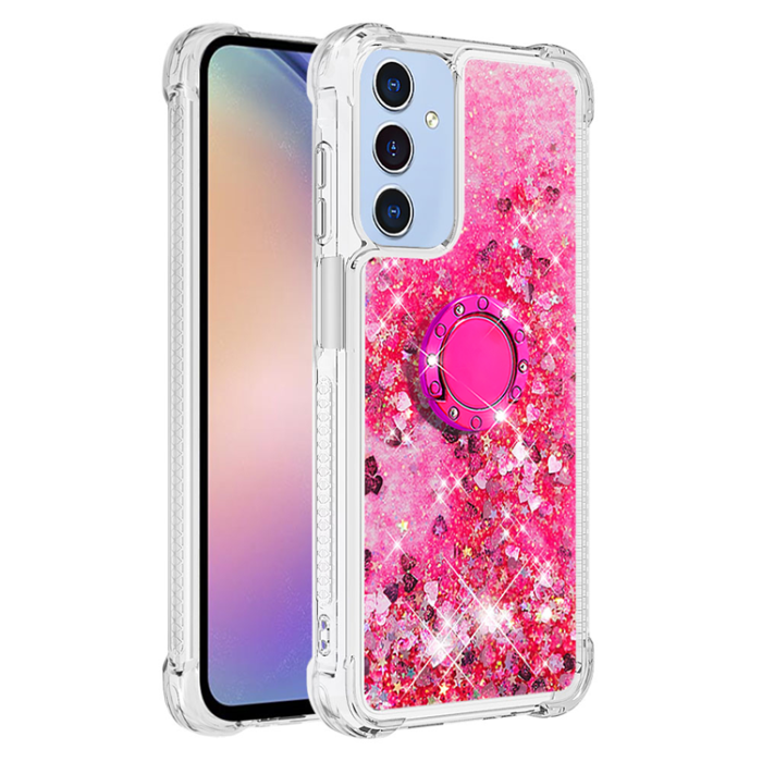 A-One Brand - Galaxy A17/A26 Mobilskal Kickstand Quicksand TPU - Rosa