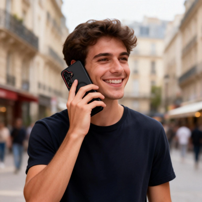 Tech-Protect - Tech-Protect Mobilskal För Galaxy S26 Magsafe - Svart/Röd