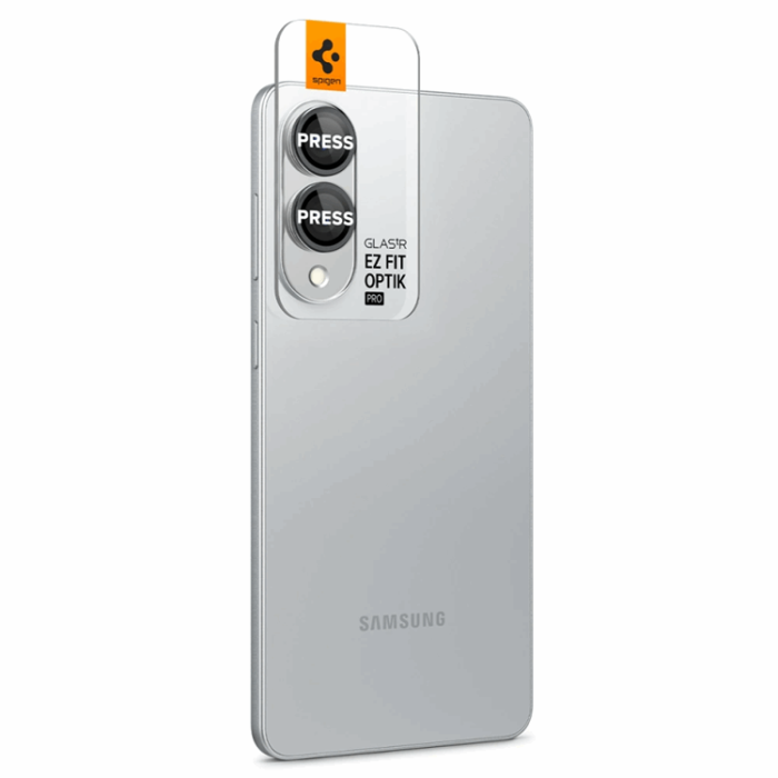 Spigen - [2-Pack] Spigen Galaxy S25 Edge Kameralinsskydd Härdat glas EZ Fit