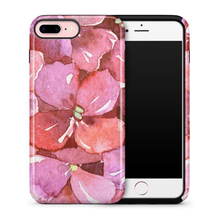 UTGATT5 - Tough mobilskal till Apple iPhone 7 Plus - Målning - Blommor