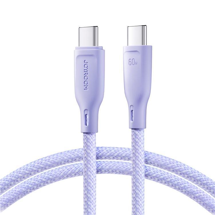 Joyroom USB-C till USB-C kabel 1m PD 60W - Lila | 3541 | AlltMobil