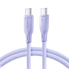 Joyroom - Joyroom USB-C till USB-C kabel 1m PD 60W - Lila