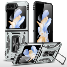 A-One Brand - Galaxy Z Flip7 FE/Z Flip6 Mobilskal Armor Kickstand - Grå