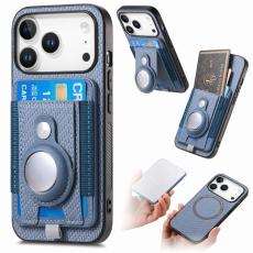 A-One Brand - iPhone 17 Pro Max Mobilskal Detachable korthållare - Blå