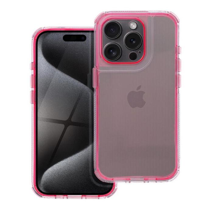 OEM - iPhone 16 Pro Mobilskal Matrix Clear - Rosa