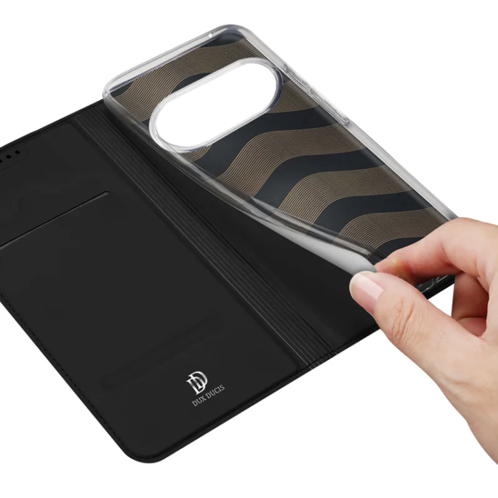 Dux Ducis - Dux Ducis Google Pixel 10/10 Pro Plånboksfodral Skin - Svart