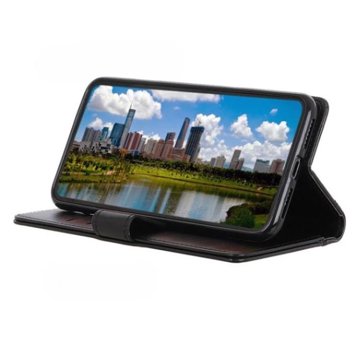 A-One Brand - Google Pixel 6a Plånboksfodral PU-Läder Folio Flip - Svart