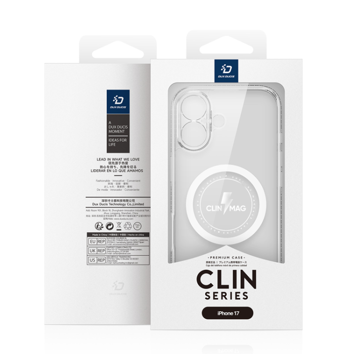 Dux Ducis - Dux Ducis iPhone 17 Mobilskal MagSafe Clin - Clear