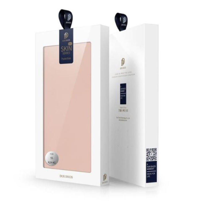 Dux Ducis - Dux Ducis Galaxy A24 4G Plånboksfodral Skin Pro - Rosa Guld