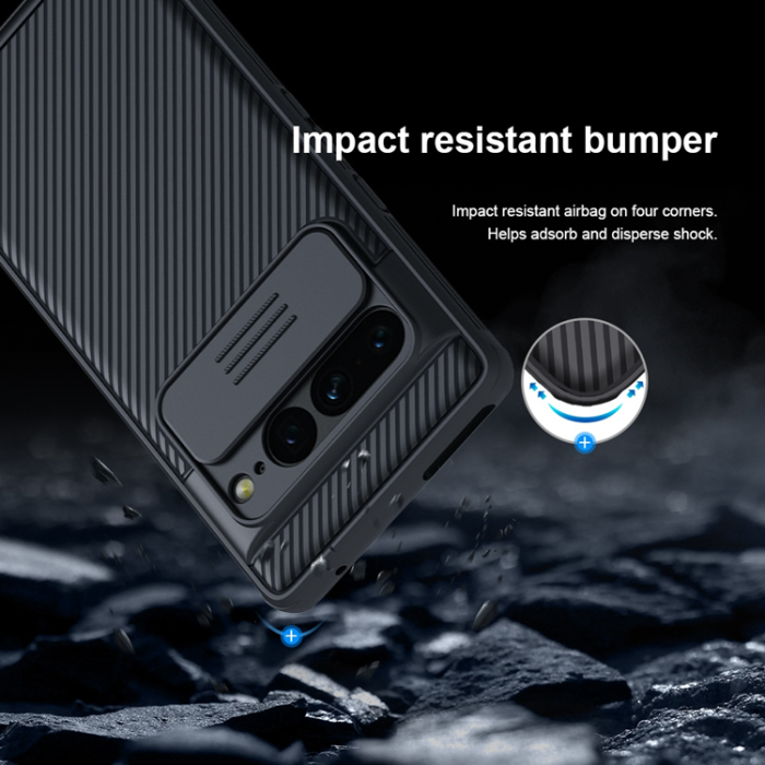 Nillkin - Nillkin Google Pixel 7 Skal CamShield Pro - Svart
