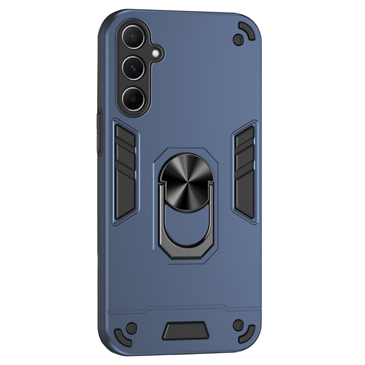 Galaxy A26 Mobilskal Kickstand PC+TPU Drop Defend - Blå | 2353 | AlltMobil