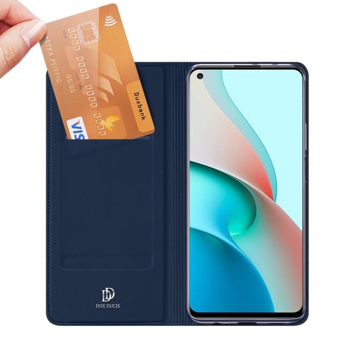 UTGATT1 - Dux Ducis Skin Series Plånboksfodral Xiaomi Redmi Note 9T 5G - Blå