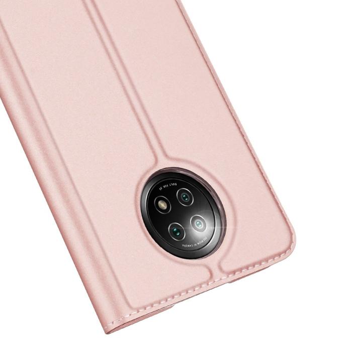 Dux Ducis - Dux Ducis Skin Series Plånboksfodral Xiaomi Redmi Note 9T 5G - Rosa