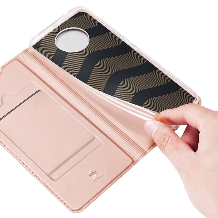 Dux Ducis - Dux Ducis Skin Series Plånboksfodral Xiaomi Redmi Note 9T 5G - Rosa