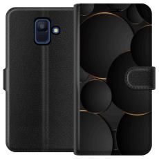 iSecrets - Plånboksfodral till Samsung Galaxy A6 (2018) med Lyxig Cirklar