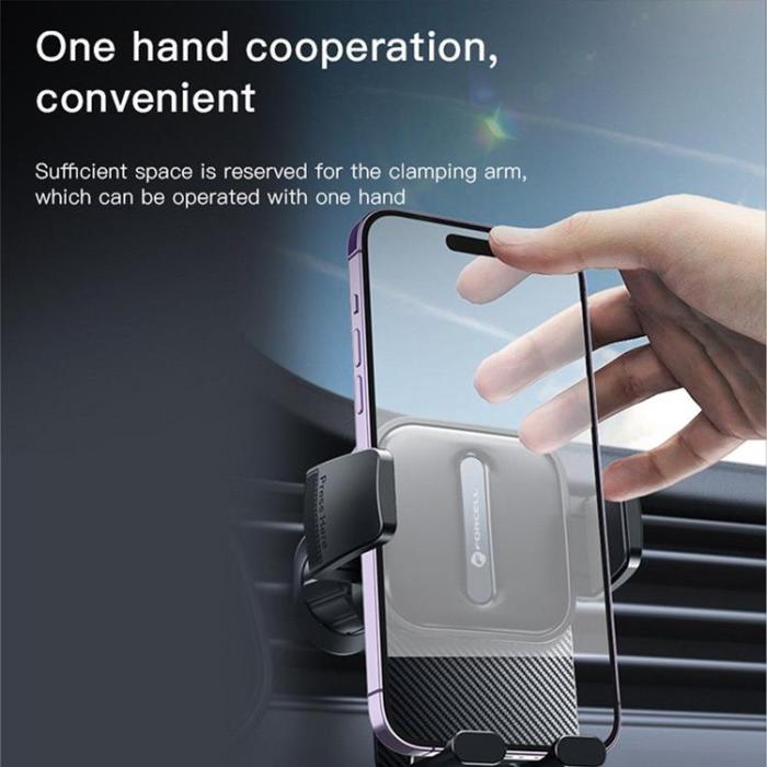 Forcell - Forcell Bilhållare Magnetic F-Grip GuardianAV - Svart
