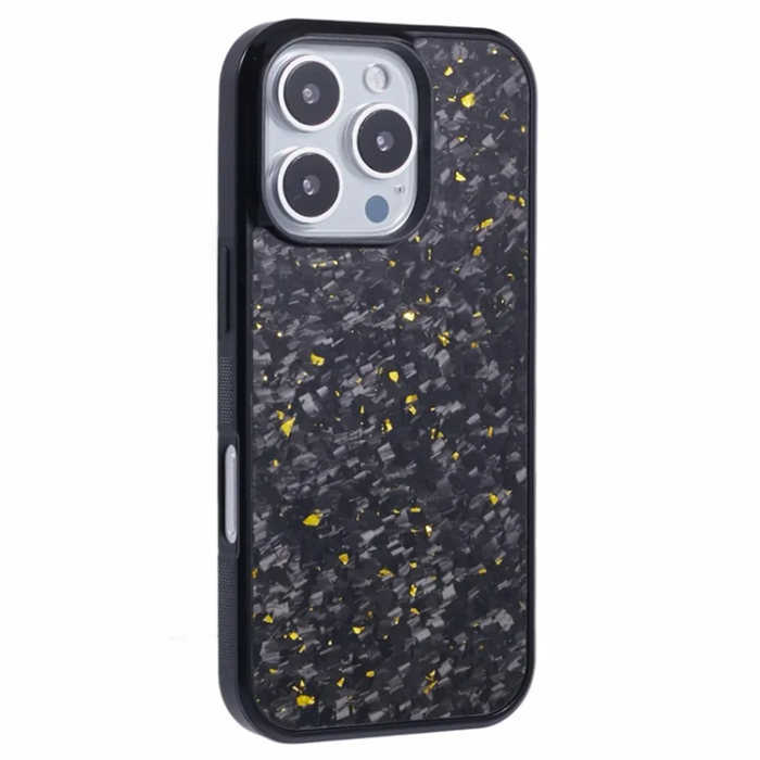 A-One Brand - iPhone 16 Pro Mobilskal Aramid Fiber Forged - Guld