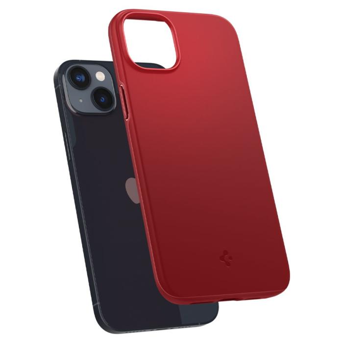 UTGATT1 - Spigen iPhone 14 Skal Thin Fit - Röd