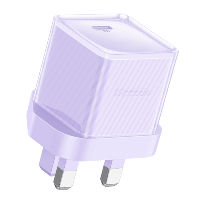 Mcdodo - MCDODO GaN Snabbladdare 20W USB-C UK PD CH-376 - Lila